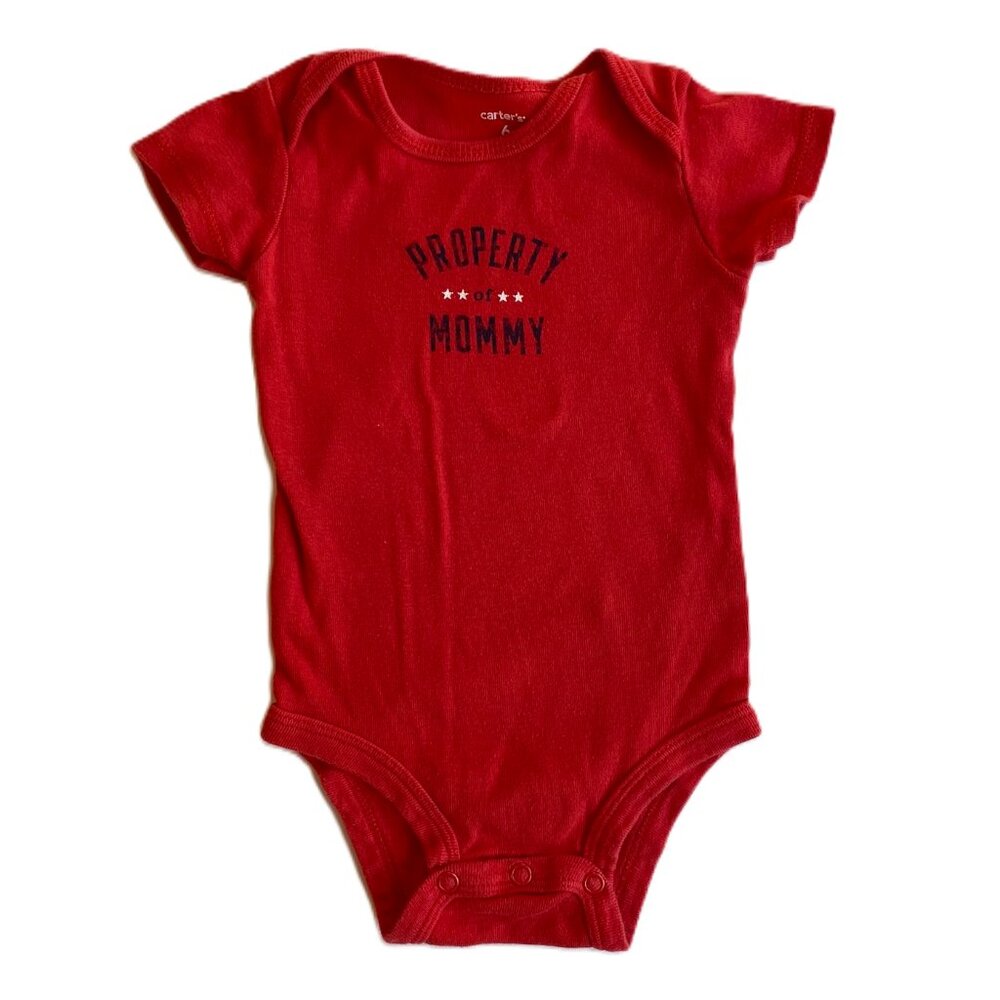 5/$10 | Short-Sleeve Bodysuit 6M Red Carter's